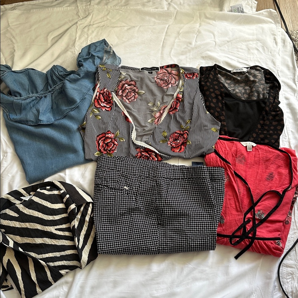 🚨🔔BUNDLE WOMENS TOP (S and XS) and TF dress pants